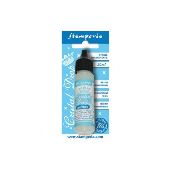 KE30S - Cristal drop finish 20ml - Rasina transparenta - Stamperia