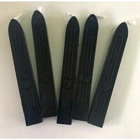 MSH763BLK - Baton de ceara cu fitil - 9.5 x 1.3 cm - negru .
