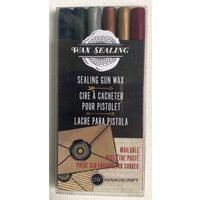 MSH7626AST - Set 6 batoane de ceara rotunde pentru sigiliu - 9.8 cm x 0.7 mm - assorted