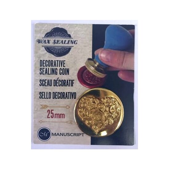 MSH738ORNT - Sigiliu pentru ceara - 2.5 cm - inima