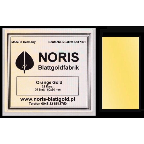 045-080080b - Foita de aur - Orange Gold 22 k - fara transfer / 1 plic - Noris