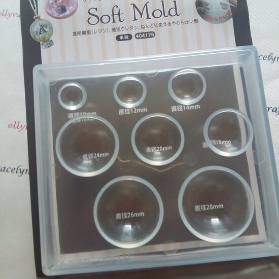 Mulaj silicon flexibil - Soft Mold Hemisphere - 8 semisfere - Padico - ML176