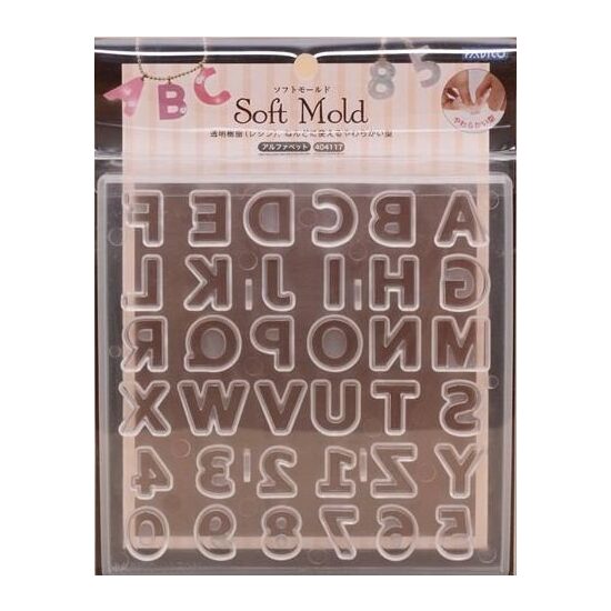 Mulaj silicon flexibil - Soft Mold - Matrita alfabet - Padico - ML117