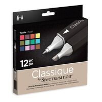 SPECN-CS12-TEX Set 12 markere Spectrum Classigue TEXTILE - Crafters Companion