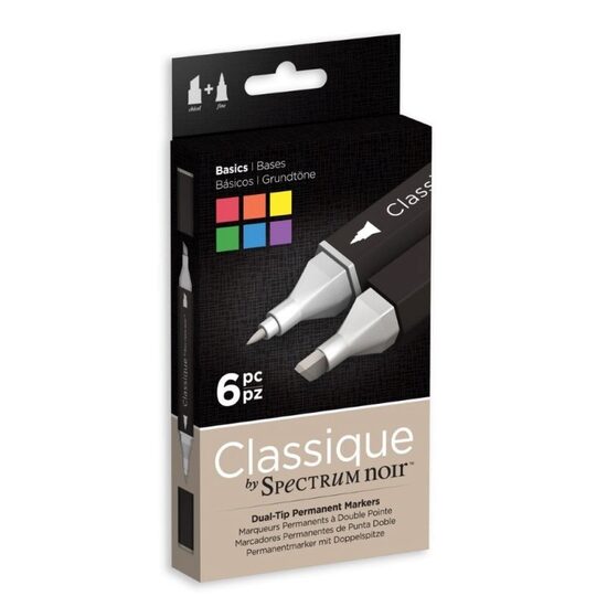 SPECN-CS6-BAS Set 6 markere Spectrum Classigue BASICS - Crafters Companion