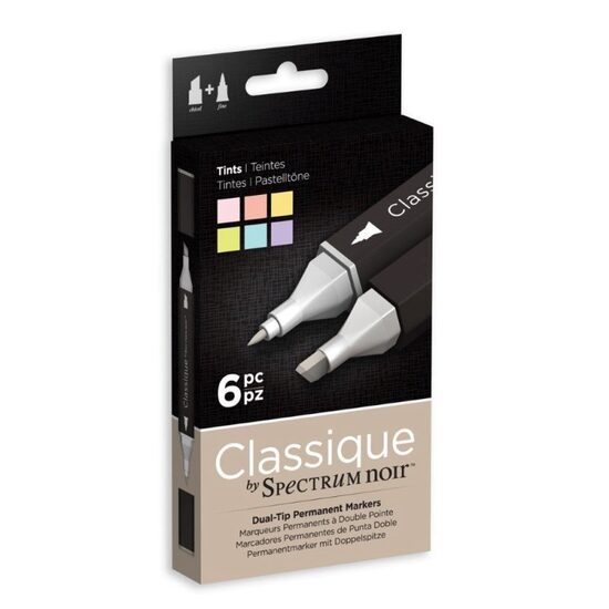 SPECN-CS6-TIN Set 6 markere Spectrum Classique TINTS - Crafters Companion