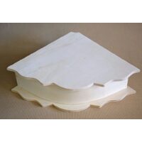 355692 - Cutie placaj, forma de colt, triunghiulara - 29x21cm ANT-CH