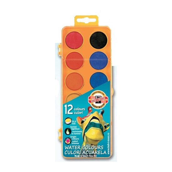 K171510O Set acuarela GIRAFA 12 buc/set 22.5mm - Koh-I-Noor