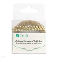 DPTA-009 - Rola strasuri autoadezive 0.4 mm x 0.9 m - aurii - DP CRAFT