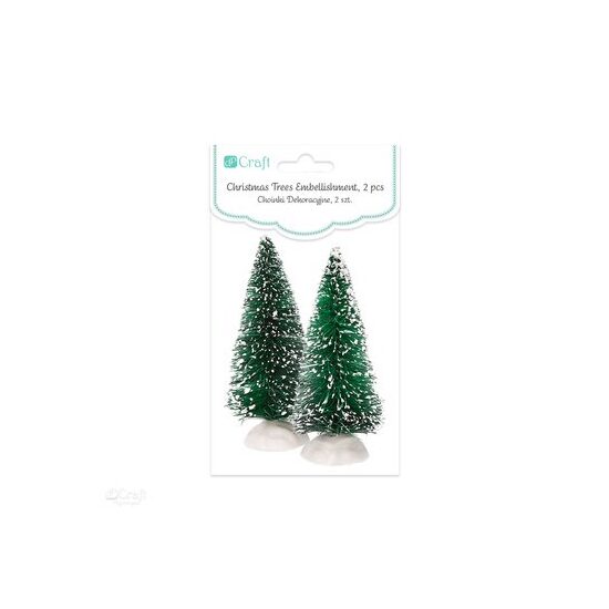 CEOZ-108 Set 2 braduti decorativi pentru Craciun - 8 cm - DP CRAFT