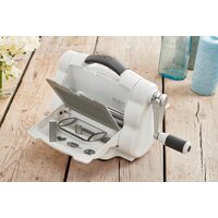 662220 Masina Big Shot Foldaway White and Grey + continut bonus gratuit - Sizzix