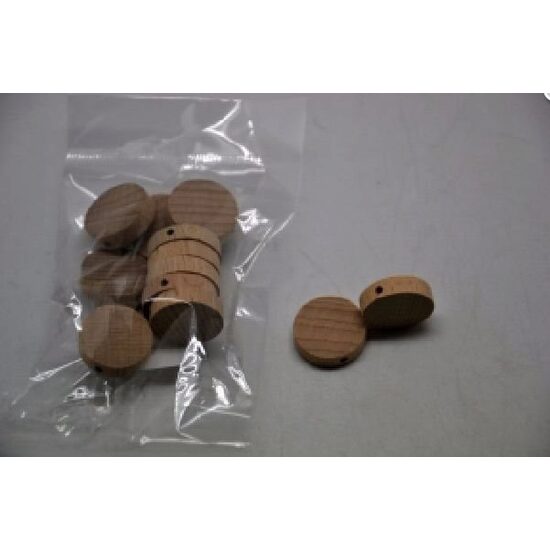 355414 - Set 12 discuri, baza bijuterii lemn 2cm - ANT-CH