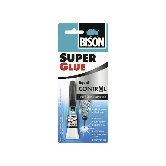 Bison Super Glue Control 3g bl.