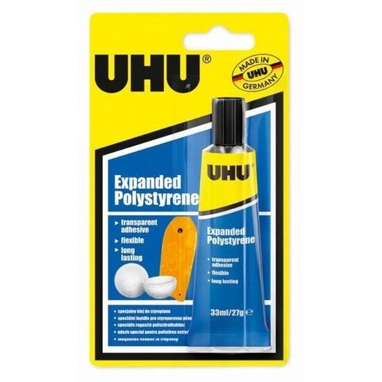 771163 UHU Adeziv pentru polistiren 33ml bl. 37590