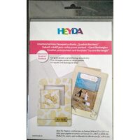 204886720 Sablon pentru confectionat felicitari - Patrat/Dreptunghi - Heyda