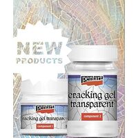 33663 - Gel de crapare transparent, bicomponent 50 si 100ml - Cracking gel transparent - Pentart