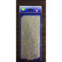 7071 - Sticker auriu/argintiu cu glitter - brad - INTER.D