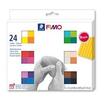 8023 C24-1 - Set pasta polimerica de modelat Fimo Soft - 24 x 25gr