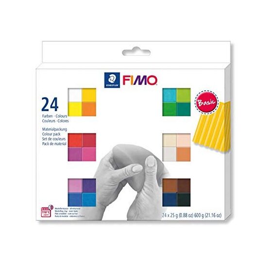 8023 C24-1 - Set pasta polimerica de modelat Fimo Soft - 24 x 25gr