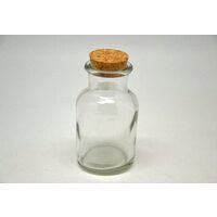 357832 - Mini sticluta cu dop pluta - 4.3cm x 7.5cm. h . ANT-CH