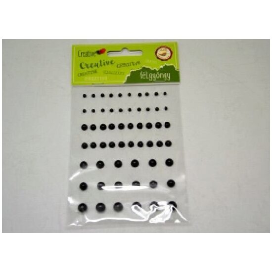 364993 - Perlute adezive negre - 58buc ANT-CH