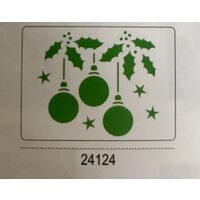 24124 - Sablon plastic A5 , 3D - K9 - globuri - Pentart