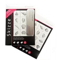 10650047 Set 2 blocuri pentru schite A4, 96gr/mp, 100 coli + 1 trusa creioane grafit - Hahnemuhle