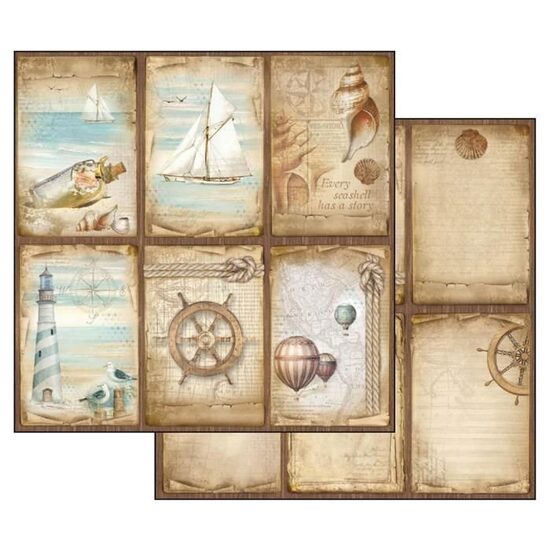 SBB541 - Hartie scrapbooking 31.2x30.3cm - Stamperia