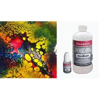 KE45 - Pouring Kit - 500ml pouring si 20ml ulei siliconic - Stamperia
