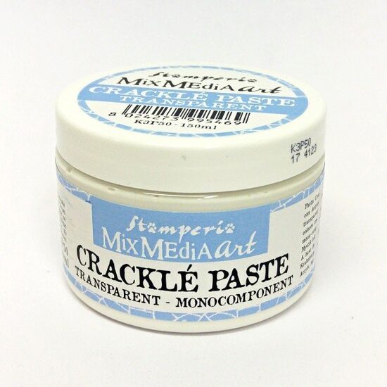 K3P50 - Crackle paste transparent - Pasta crapare transparenta 150ml - Stamperia