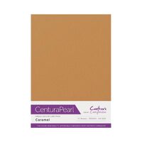 CP10-CARA Set 10 coli perlate A4, 310 gr - CARAMEL - Crafters Companion