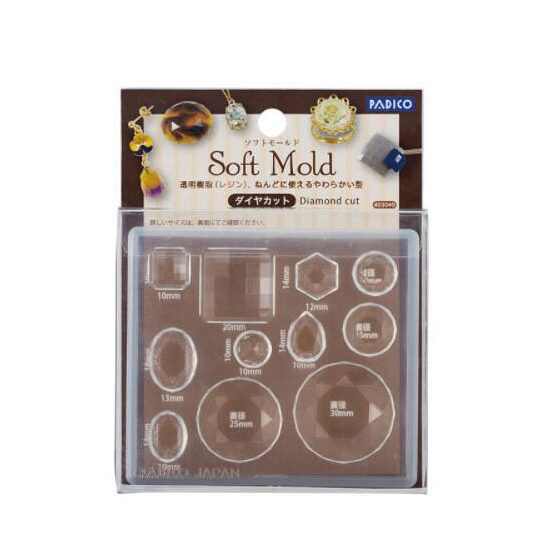 ML049 Mulaj silicon flexibil Diamante taiate - Soft Mould - Padico