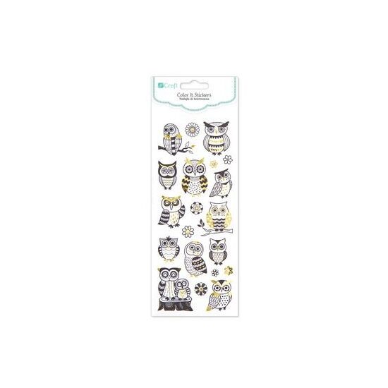 DPNK-056 - Set 20 stickere decorative - Bufnite - DP CRAFT