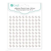 GRPE-039 - Set 100 perlute autoadezive 8 mm - ivory - DP CRAFT
