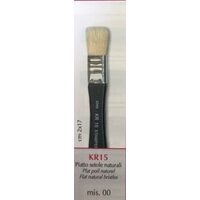 KR15 - Pensula porc, lata 00, blister - Stamperia