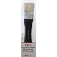 KR08 - Pensula porc, lata M1, blister - Stamperia