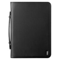 5541636 Servieta universala, imitatie de piele neagra - Herlitz