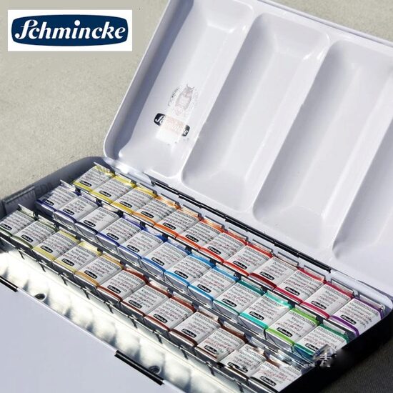 74436 Set 36 acuarele Horadam + cutie metalica - Schmincke