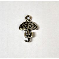 367227D- Charm metalic argintiu - umbrela - ANT-CH