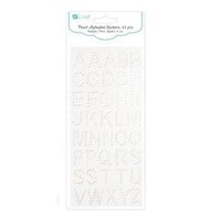 GRPE-042 - Set 40 litere perlute - albe - DP CRAFT