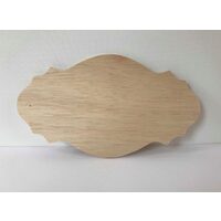 32886 - Tablita, suport placaj cu margini valurite - 13.5x23.5 - Pentart