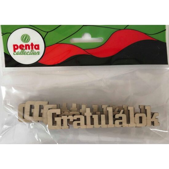 32171 - Set 5 forme lemn - GRATULALOC - PENTART
