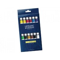 Set 12x10ml culori ulei fine Lefranc Bourgeois
