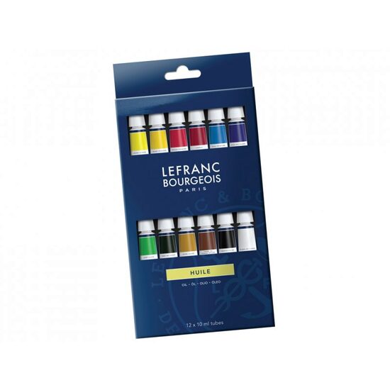 Set 12x10ml culori ulei fine Lefranc Bourgeois