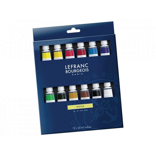 Set 12x20ml culori ulei fine Lefranc Bourgeois