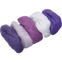 212506303 - Lana colorata mix 50gr - roz - violet - Knorr Prandell