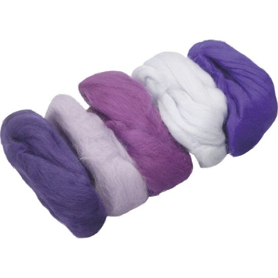 212506303 - Lana colorata mix 50gr - roz - violet - Knorr Prandell