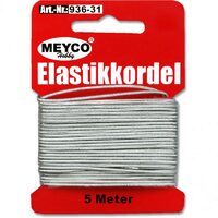 936-31 - Fir elastic argintiu, 1mm x 5m - Meyco