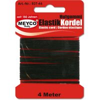 937-44 - Snur elastic negru, 4m - Meyco