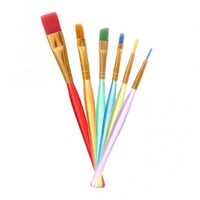 358074 - Set 6 pensule mixte, par sintetic colorat - ANT-CH